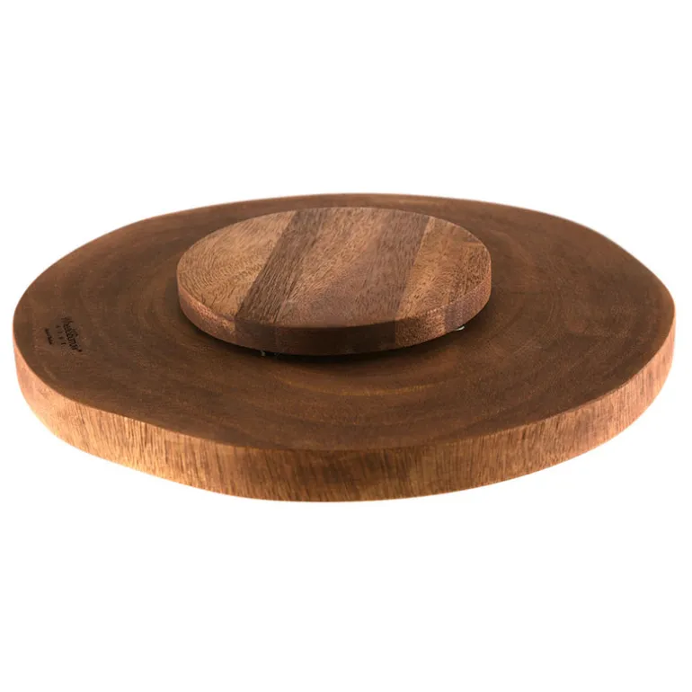 Acacia Wood Lazy Susan 31cm