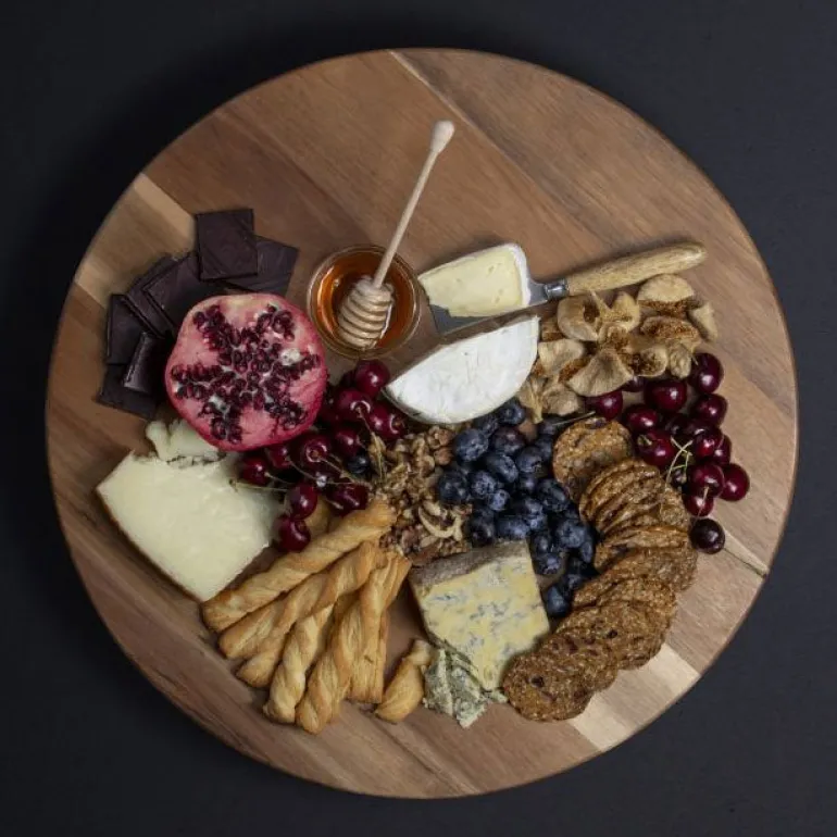 Acacia Wood Lazy Susan 50cm