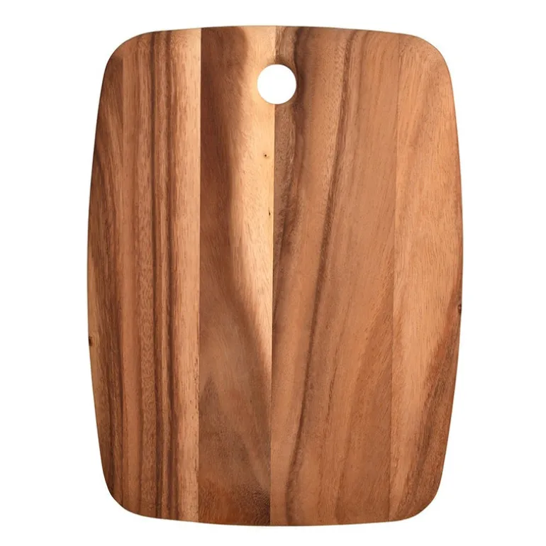 Acacia Wood Tablet with Hole Handle 40cm