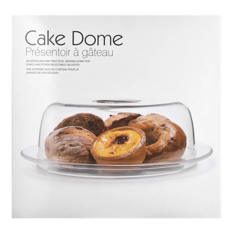 Acrylic Cake Dome Set