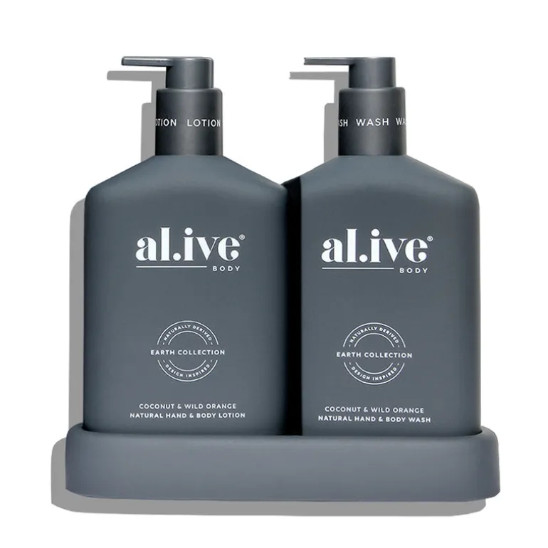 al.ive Body Coconut & Wild Orange Wash & Lotion Duo