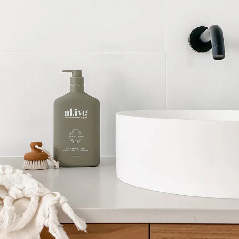 al.ive Body Green Pepper & Lotus Wash & Lotion Duo