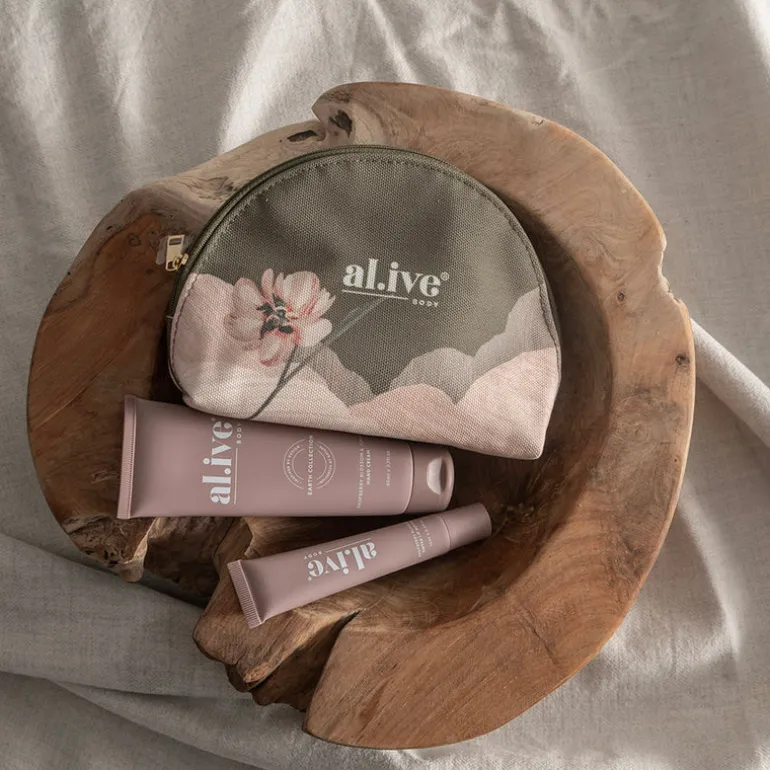 al.ive body HAND & LIP GIFT SET - Raspberry Blossom & Juniper