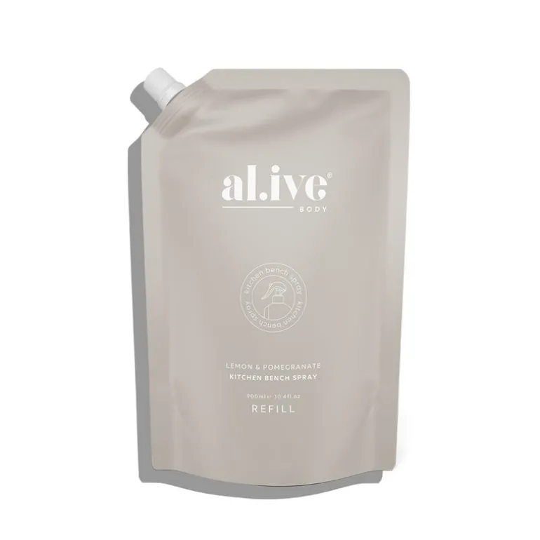 al.ive Body Lemon & Pomegranate Kitchen Bench Spray Refill