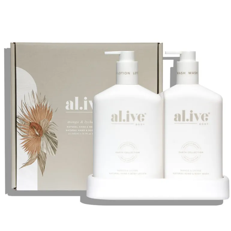 al.ive Body Mango & Lychee Wash & Lotion Duo