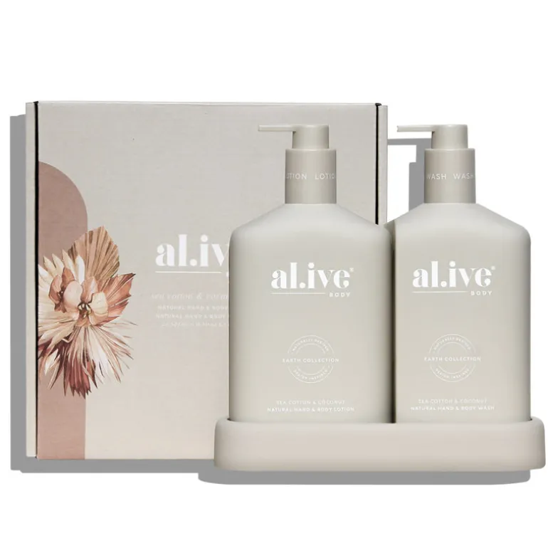 al.ive Body Sea Cotton & Coconut Wash & Lotion Duo