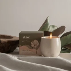 al.ive Body SOY CANDLE Retreat Magnolia & Vanilla