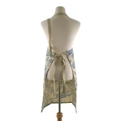 Apron Blue Lotus Print