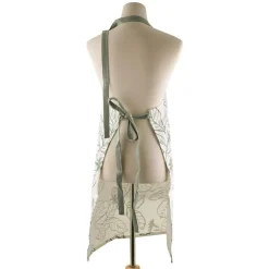 Apron Green Leaf Print