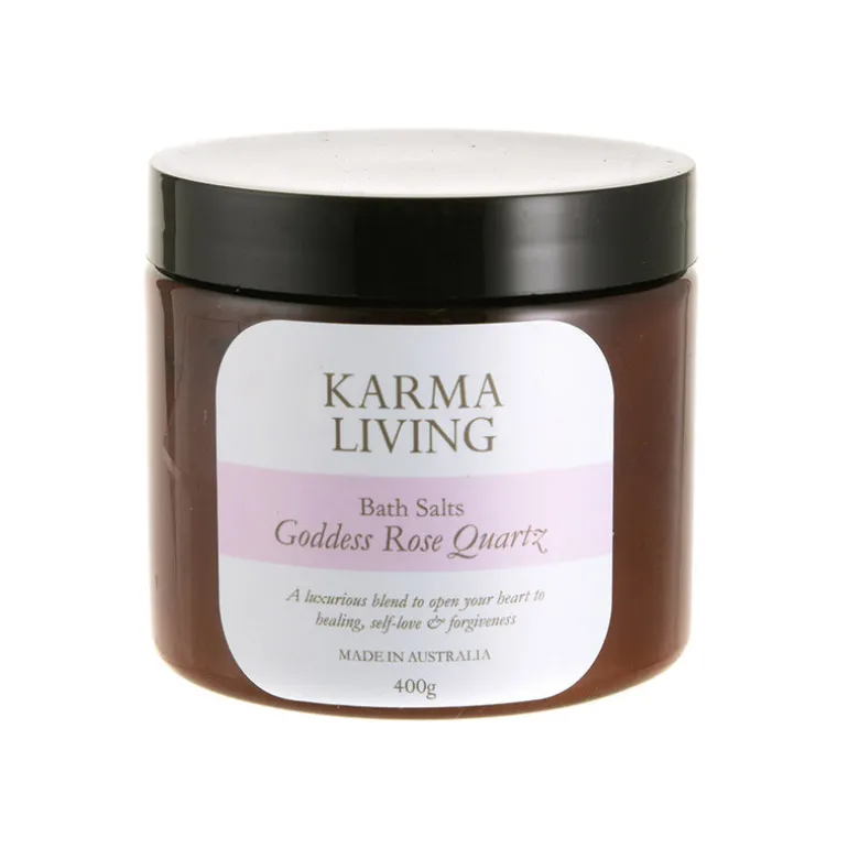 BATH SOAK Goddess Rose Quartz 400g