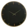 Black & Wood Wall Clock