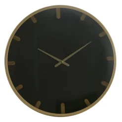 Black & Wood Wall Clock
