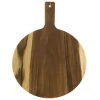 Board Round Acacia with Paddle 52cm