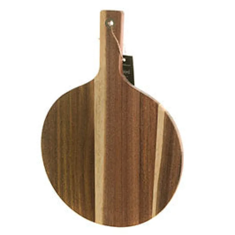 Board Round Acacia with Paddle 40cm