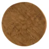 Board Round Natural Carved