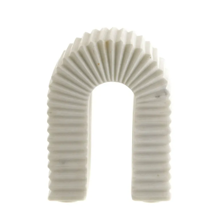 BOOKEND Arch White Marble 15x11.5cm