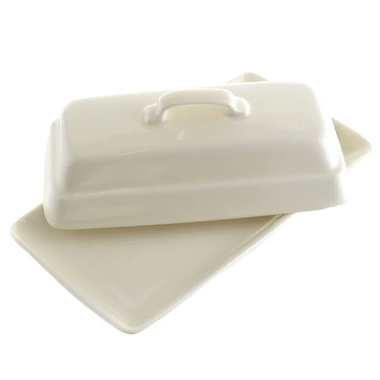 Butter Dish Cream Lid & Base Plate