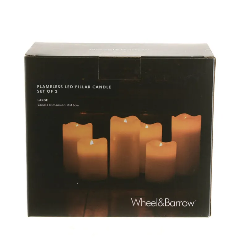 Candle - Flameless Pillar Set