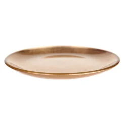 Candle Plate Gold Leaf