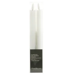 CANDLE Taper Flameless LED 2x25cm SET/2