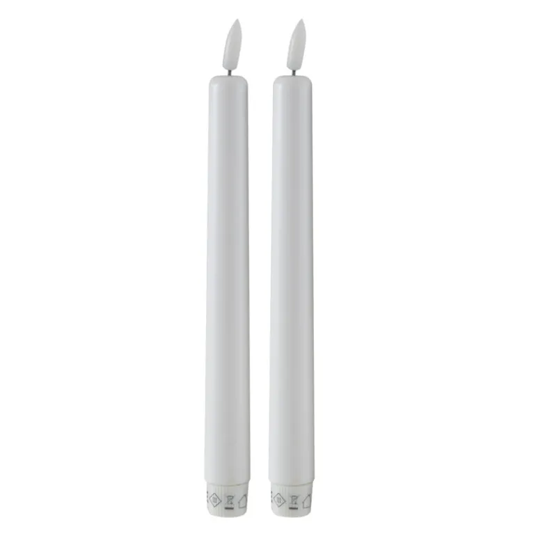 CANDLE Taper 23x2cm Set/2 Flameless LED