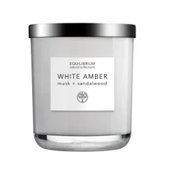 Candle White Amber
