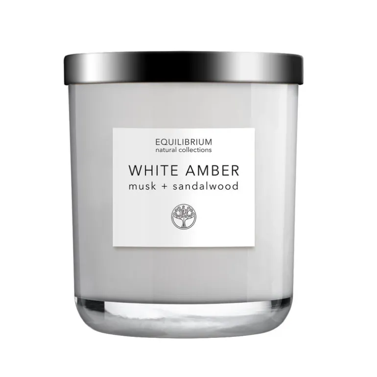 Candle White Amber