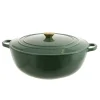 Casserole Pot Cast Iron Green 7L