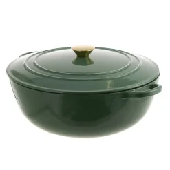 Casserole Pot Cast Iron Green 7L