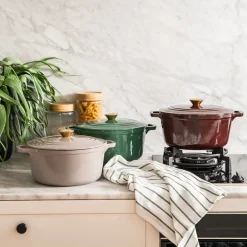 Casserole Pot Cast Iron Green 7L
