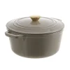 Casserole Pot Cast Iron Mushroom 4.6L
