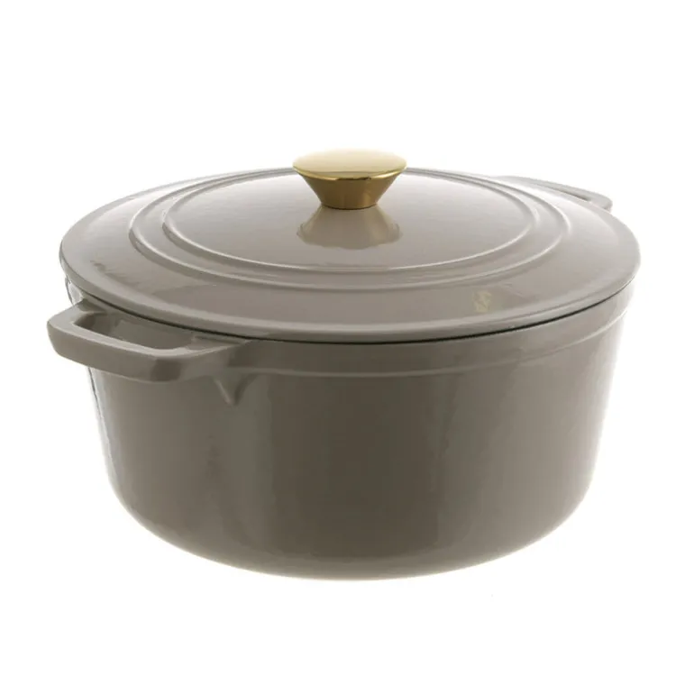 Casserole Pot Cast Iron Mushroom 4.6L