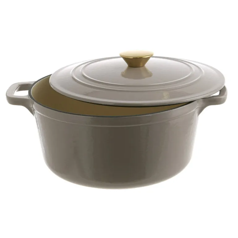 Casserole Pot Cast Iron Mushroom 4.6L