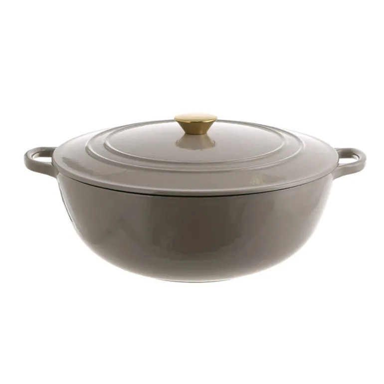 Casserole Pot Cast Iron Mushroom 7L