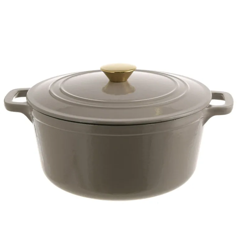 Casserole Pot Cast Iron Mushroom 4.6L