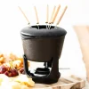 Cast Iron Fondue Set