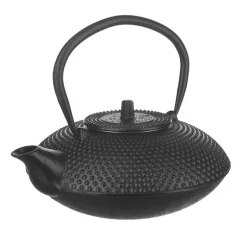 Cast Iron Teapot Black