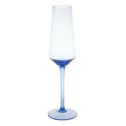 Champagne Flute Cornflower Blue