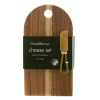 Cheese Set - Acacia Board with 1 Knives