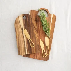 Cheese Set - Acacia Board with 1 Knives