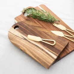 Cheese Set - Acacia Board with 1 Knives