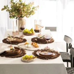 Chocolate Marble Bowl Irregular Shape