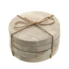Chocolate Marble Round Coaster Set/4