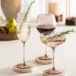 Chocolate Marble Round Coaster Set/4