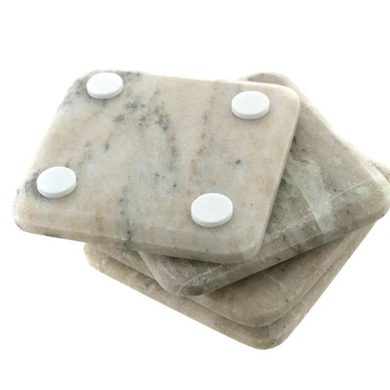 Coaster Set Toronto Marble