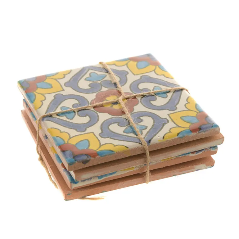Coaster Set Tuscan Blue