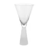 Cocktail Glass Ribbed V Shape with Heavy Base