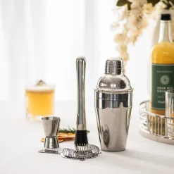 Cocktail Set Brushed Stainless Steel