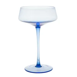 Coupe Glass Cornflower Blue