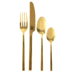 Cutlery Set 16pce Gold
